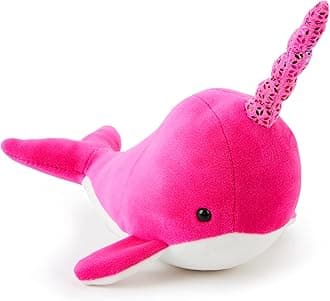 Zappi Co Children's Soft Cuddly Plush Toy Animal - Perfect Perfect Soft Snuggly Playtime Companions for Children (12-15cm /5-6") (Narwhal)