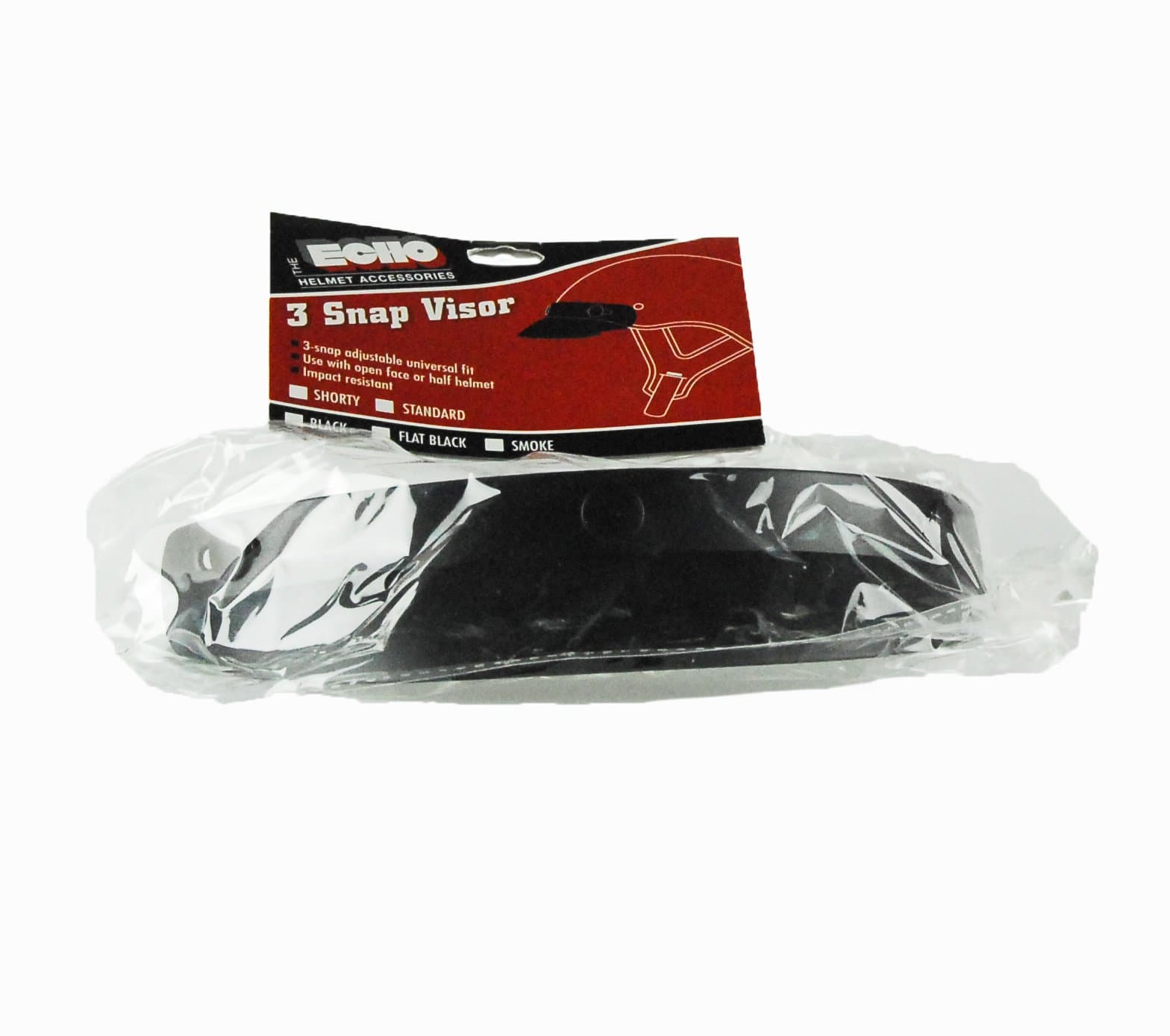 Vega Echo Shorty 3 Snap Visor for Motorcycle Helmet