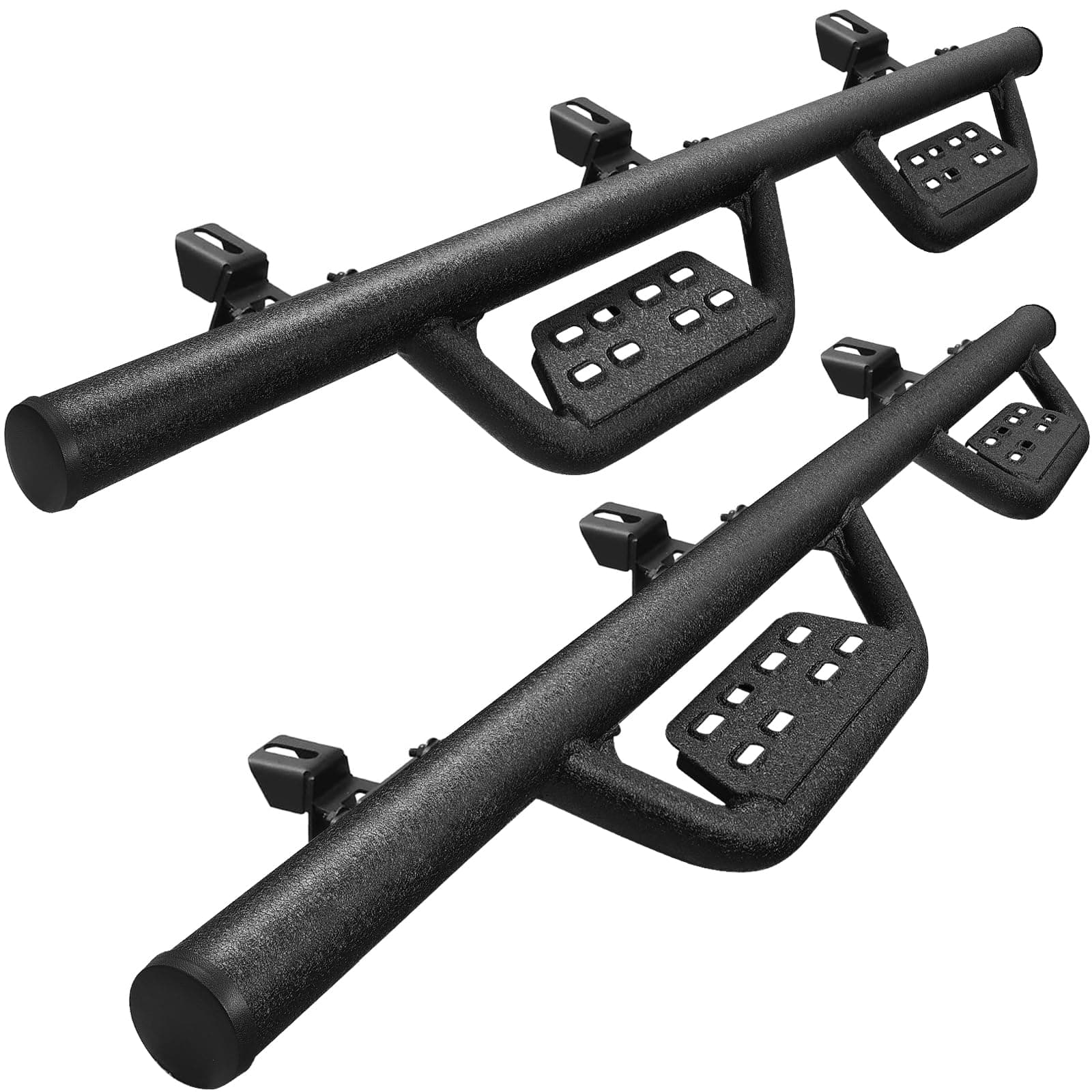 - Drop Down Style Running Boards Compatible with 2018-2026 Wrangler JL 4 Door,Dual-Stage Textured Black Powder, 3 Inch Step Bars Side Step, Wrangler Running Boards 4 Door