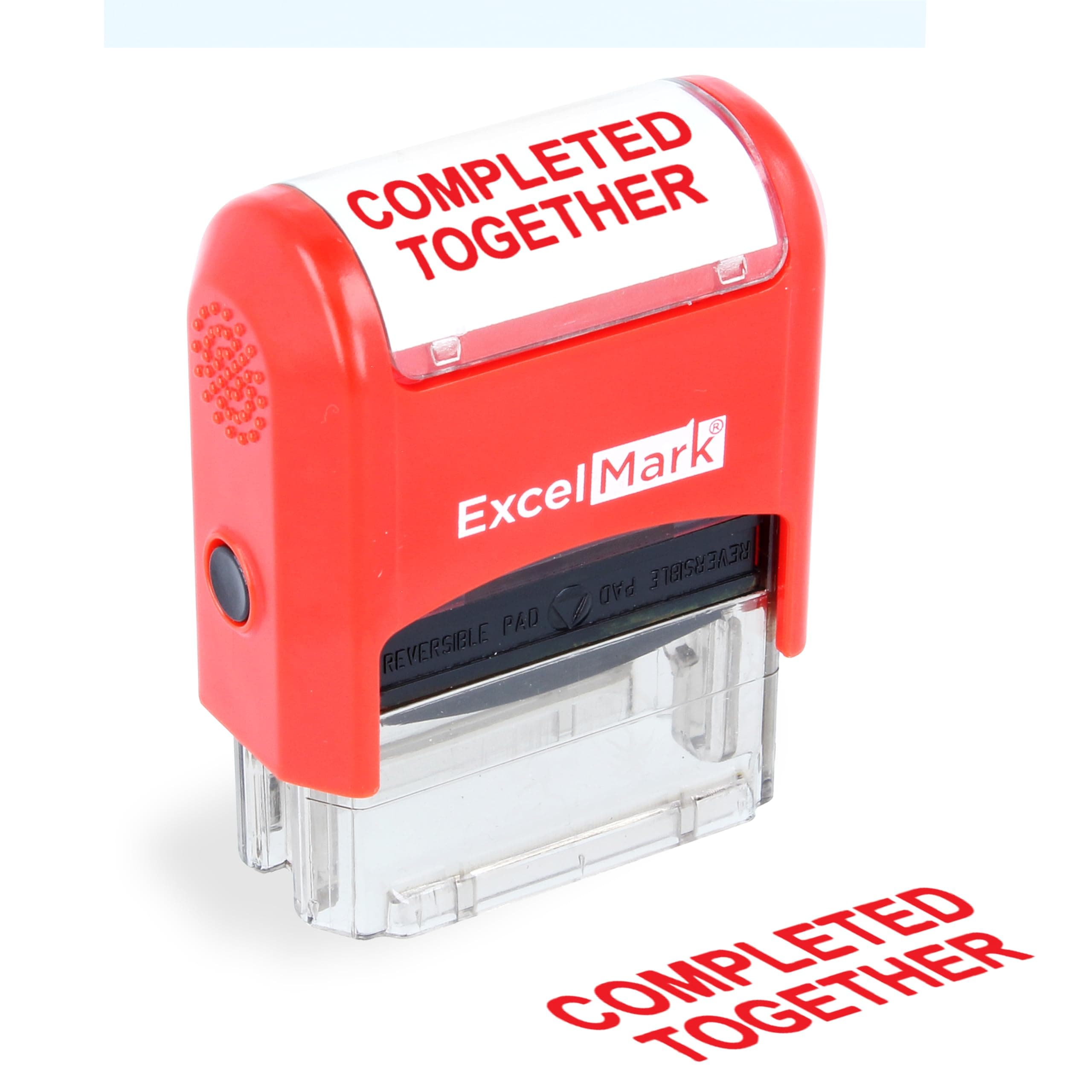 ExcelMark Self-Inking Rubber Teacher Grading Stamp - Completed Together