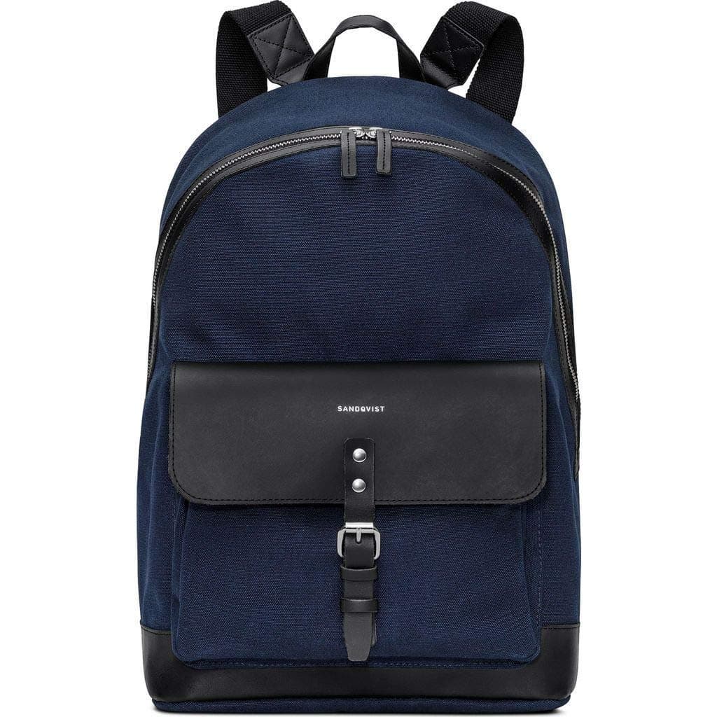 Sandqvist Andor Backpack | Organic Cotton - Blue