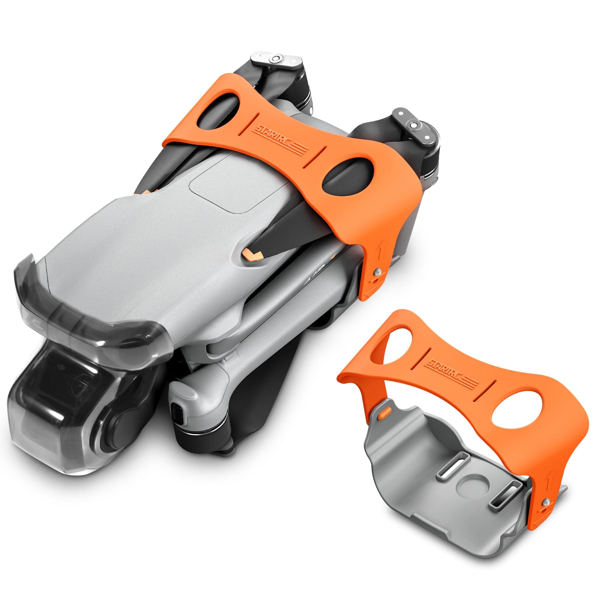 STARTRC Propeller Holder for DJI Air 3S/3, Guard Strap for DJI Air 3S/3 Drone Propellers, Protector Stabilizer and Fixator (Upgrade - Orange)