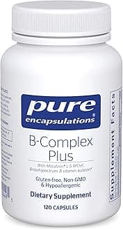 B-Complex Plus - B Vitamins Supplement to Support Neurological Health, Cardiovascular Health, Energy Levels & Nervous System Support* - with Vitamin B12 & More - 120 Capsules
