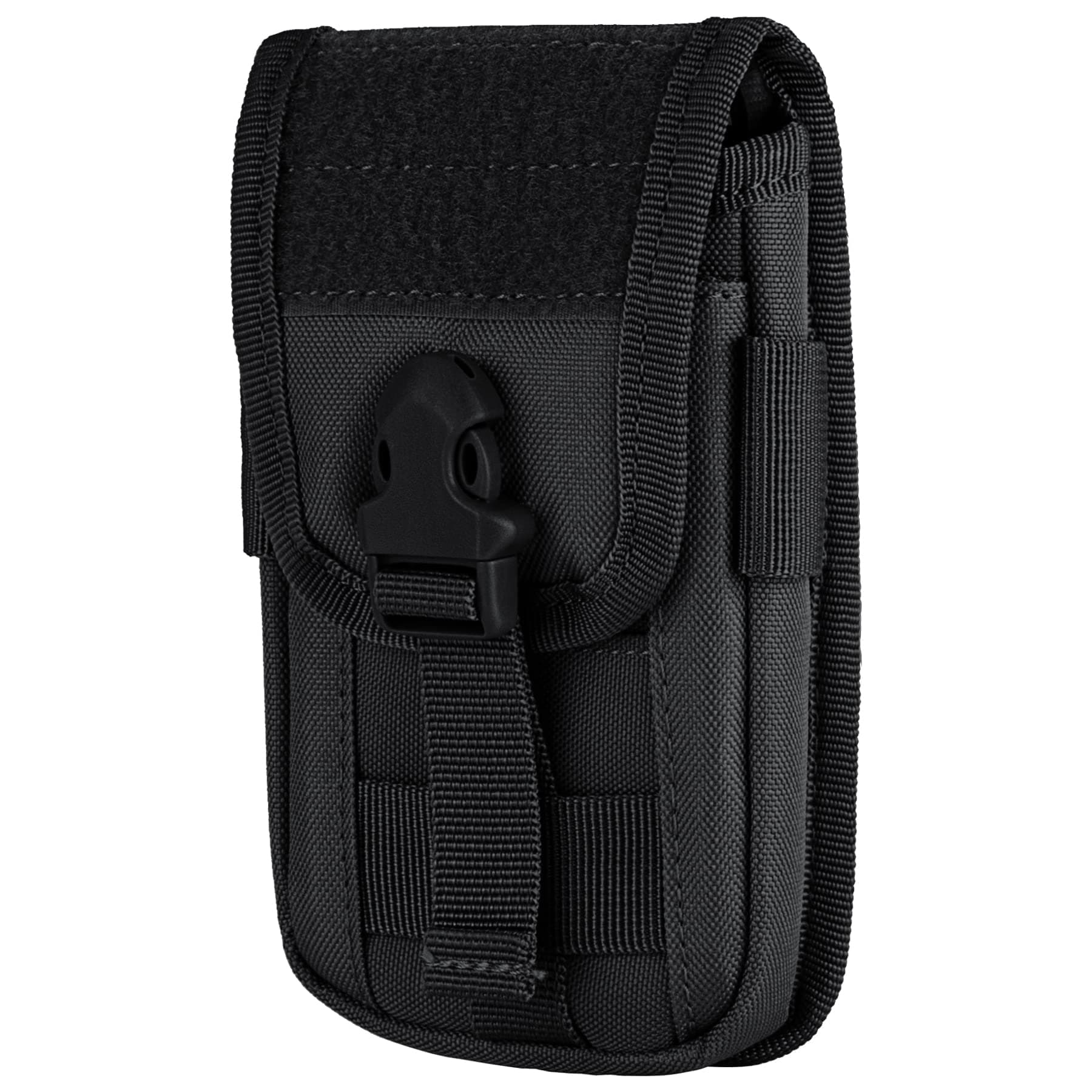 IronSeals Tactical Molle Pouch Compact Utility EDC Waist Pack Phone Holster with Card Slots for 4.7"-6.9" Phone