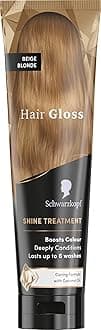Hair Gloss Shine Treatment Beige Blonde 150ml, Semi-Permanent Hair Dye, Temporary Hair Treatment to Condition and Colour Hair, Contains Coconut Oil, Enhances Colour and Reduces Breakage