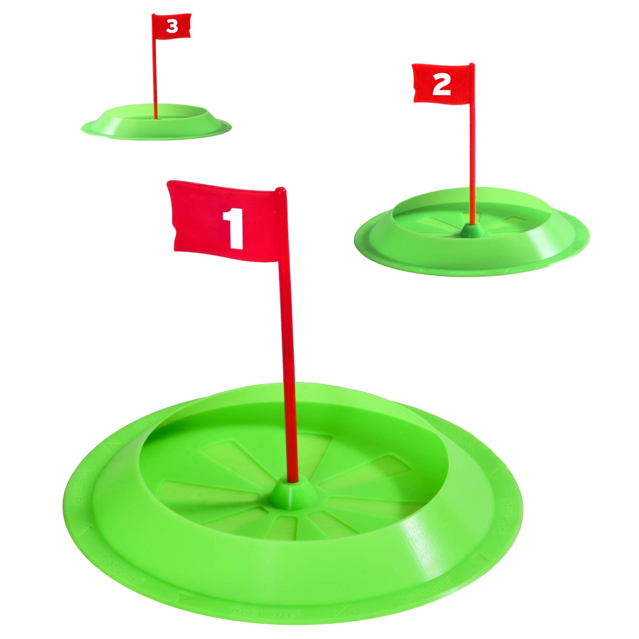 Pure Putt Challenge Putting Cups 3 Pack - Practice Putting Indoors & Outdoors