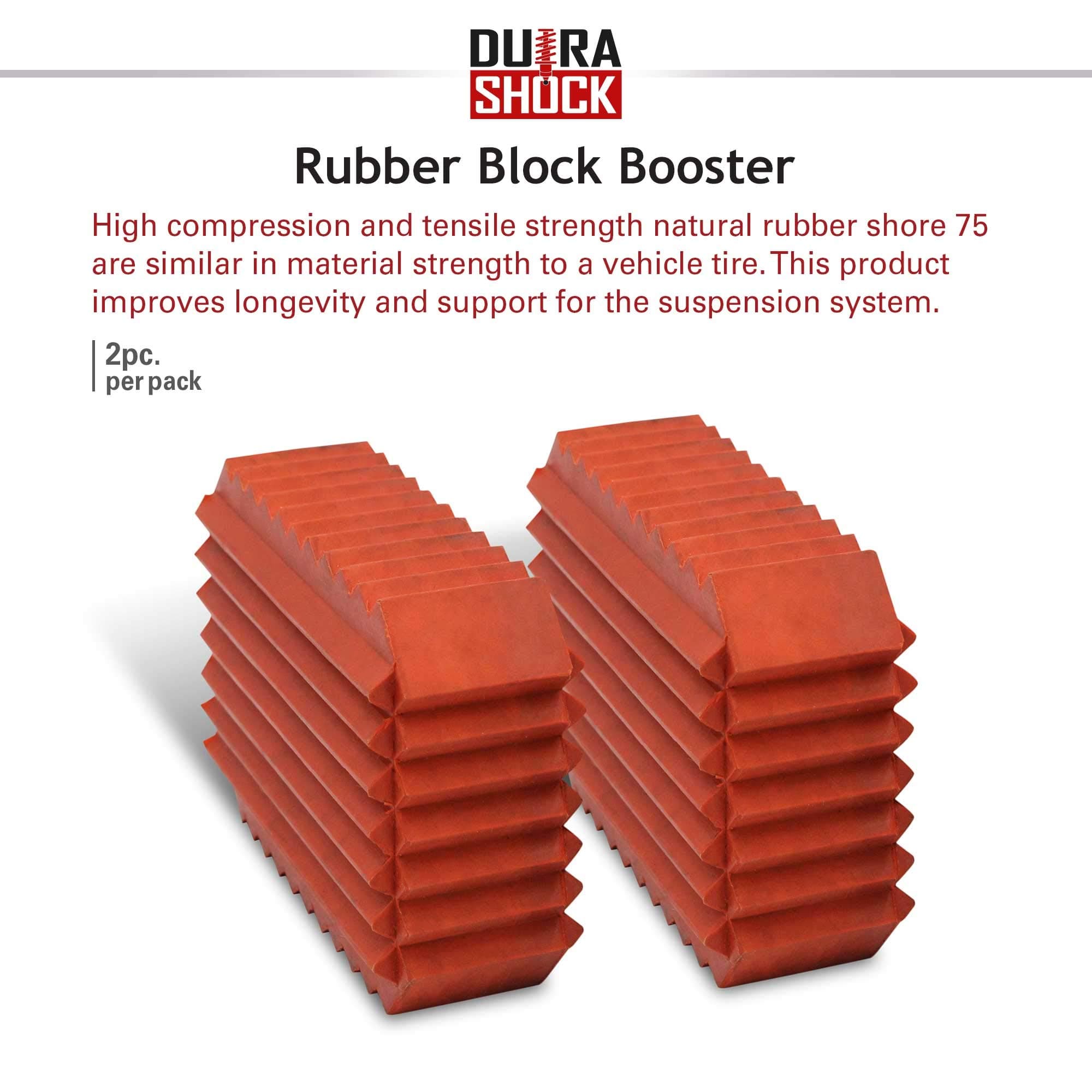 U.S. Coil Spring Block Boosters Series Pack, Automotive Performance Enhancement for Car Coil Spring Shock Absorption, Protection of Auto Suspension System (3.5" x 2.5" x 1.25")