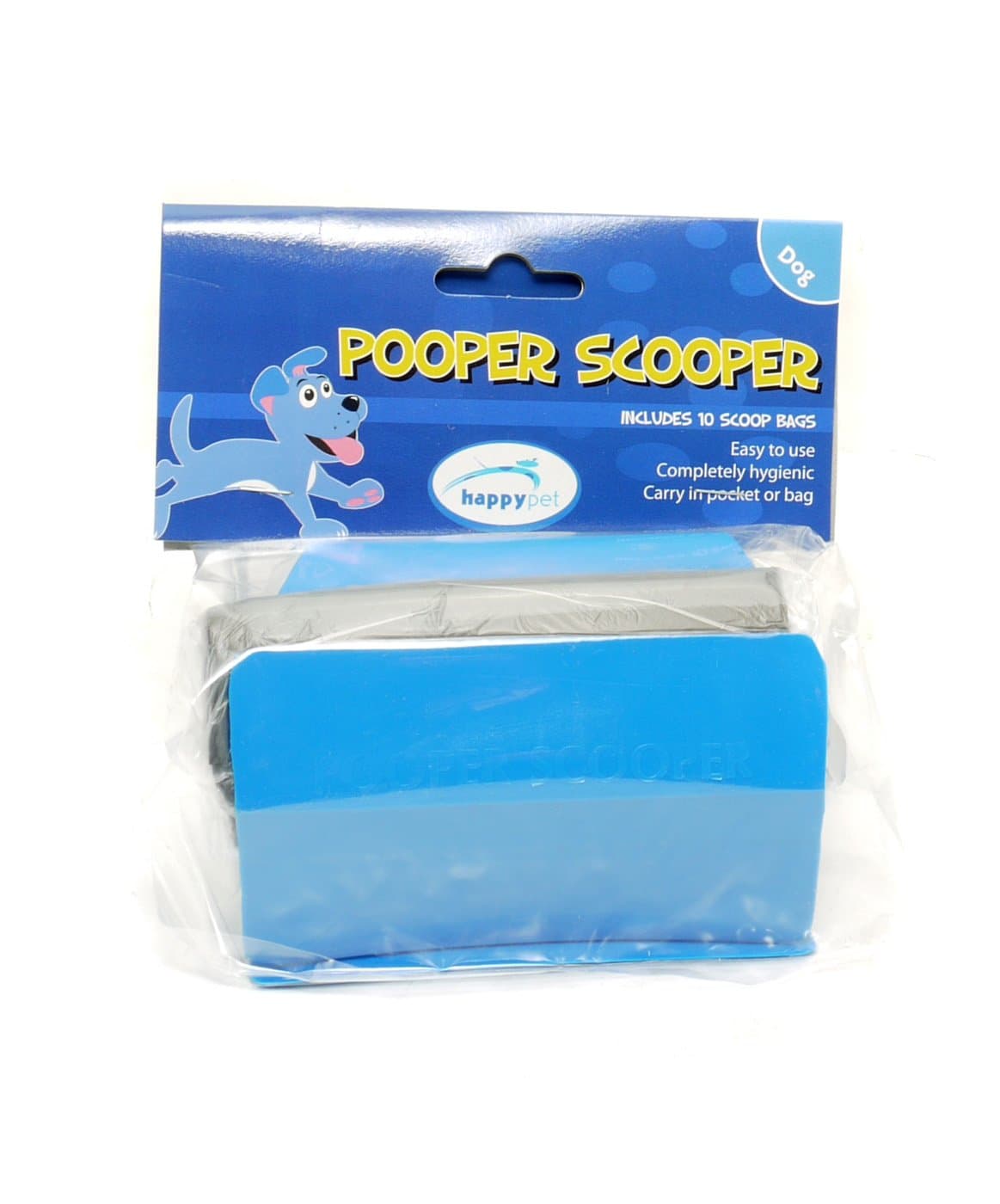 Blue Pooper Scooper with 10 Bags