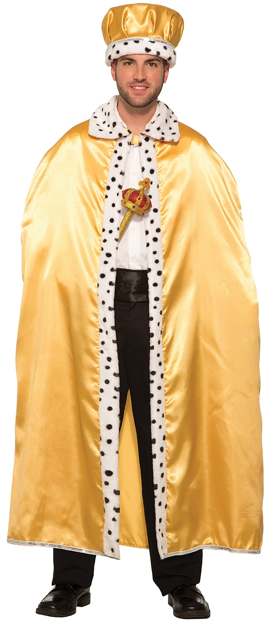 Rubie's Adult Forum Royal Costume Cape, Gold, One Size