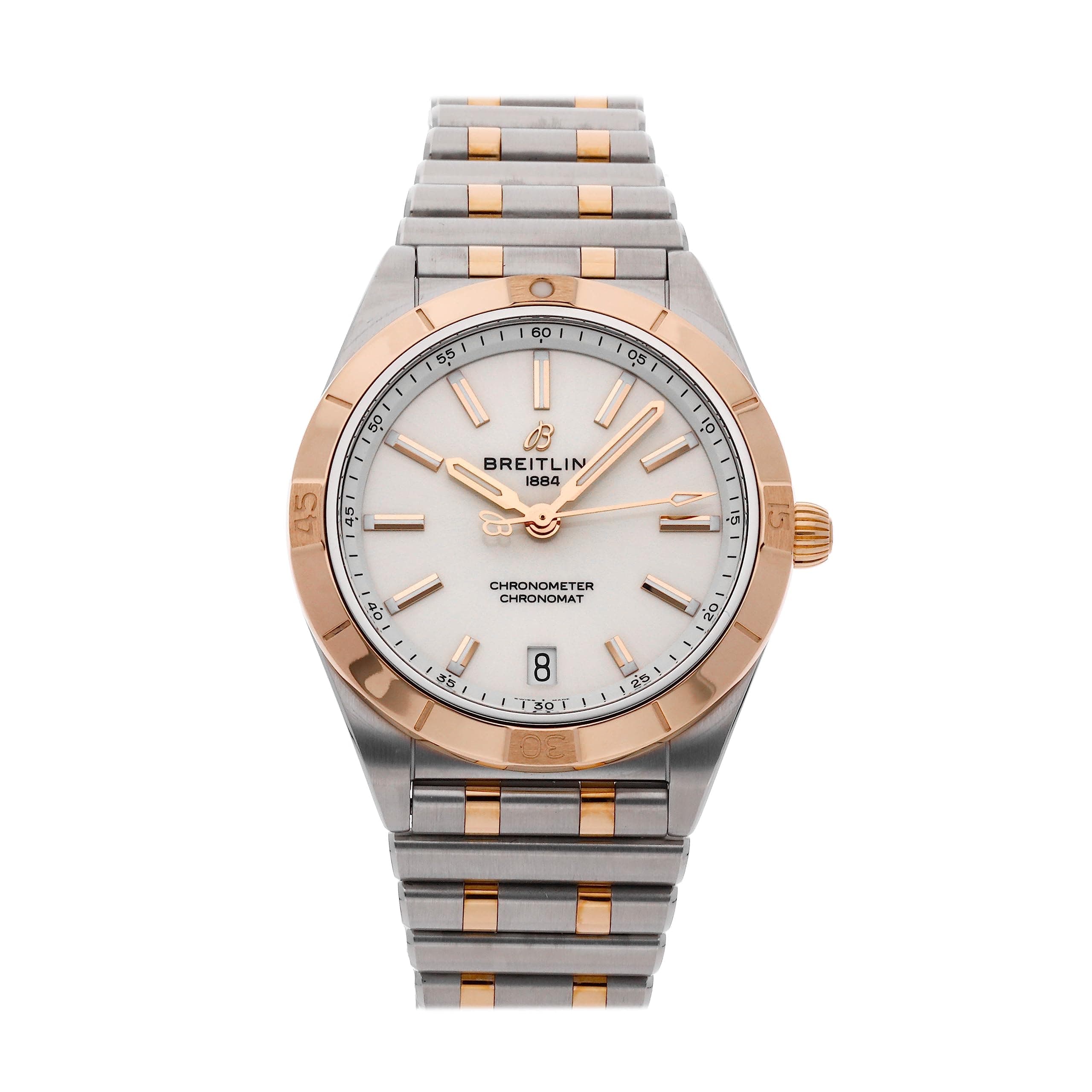 Breitling Chronomat Automatic Silver Dial Watch U10380101A1U1 (Pre-Owned)