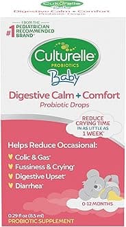 Baby Calm + Comfort Probiotics + Chamomile Drops | Helps Reduce Occasional Infant Digestive Upset, 0.29 fl. oz. Drops