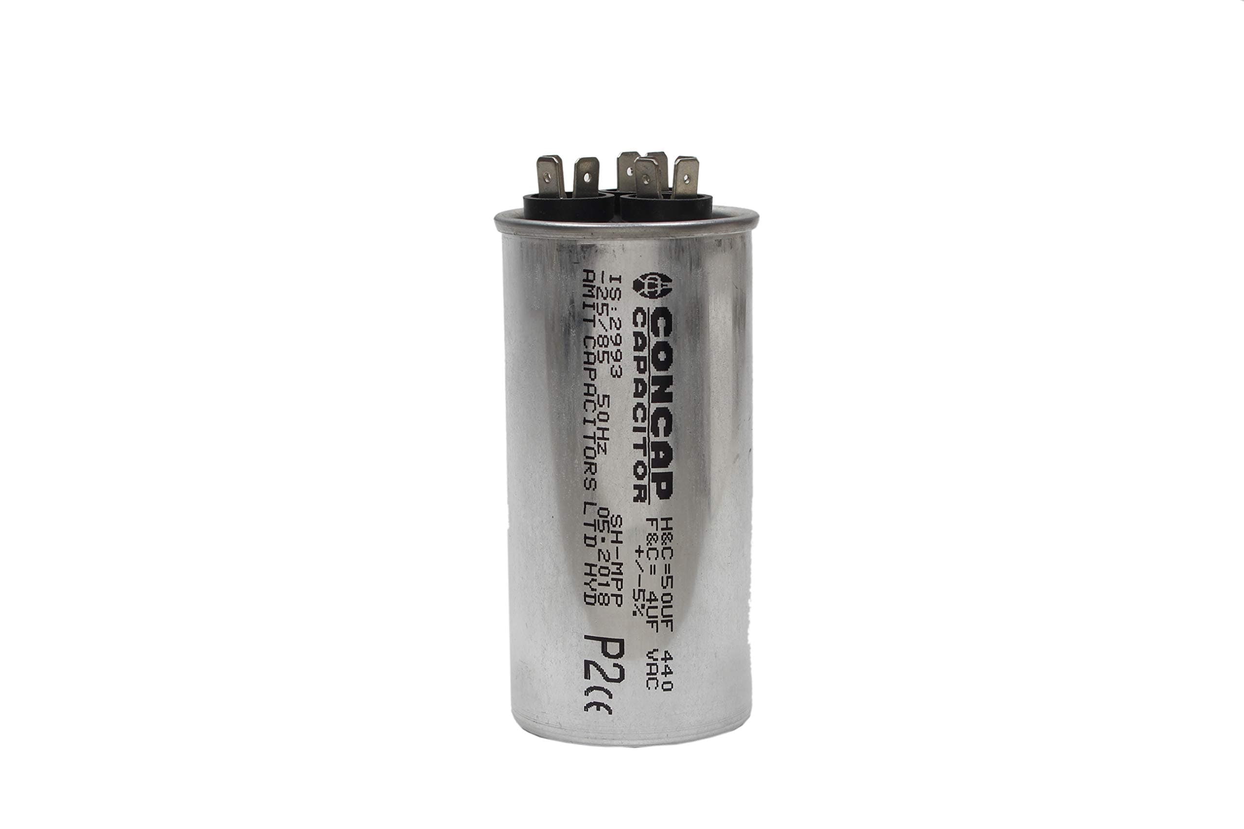 Concap 50 + 4 MFD Dual Capacitor for Conditioner