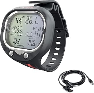 Screen, Scuba Wrist Dive Computer for 1 or 2 mixes and Freediving mode