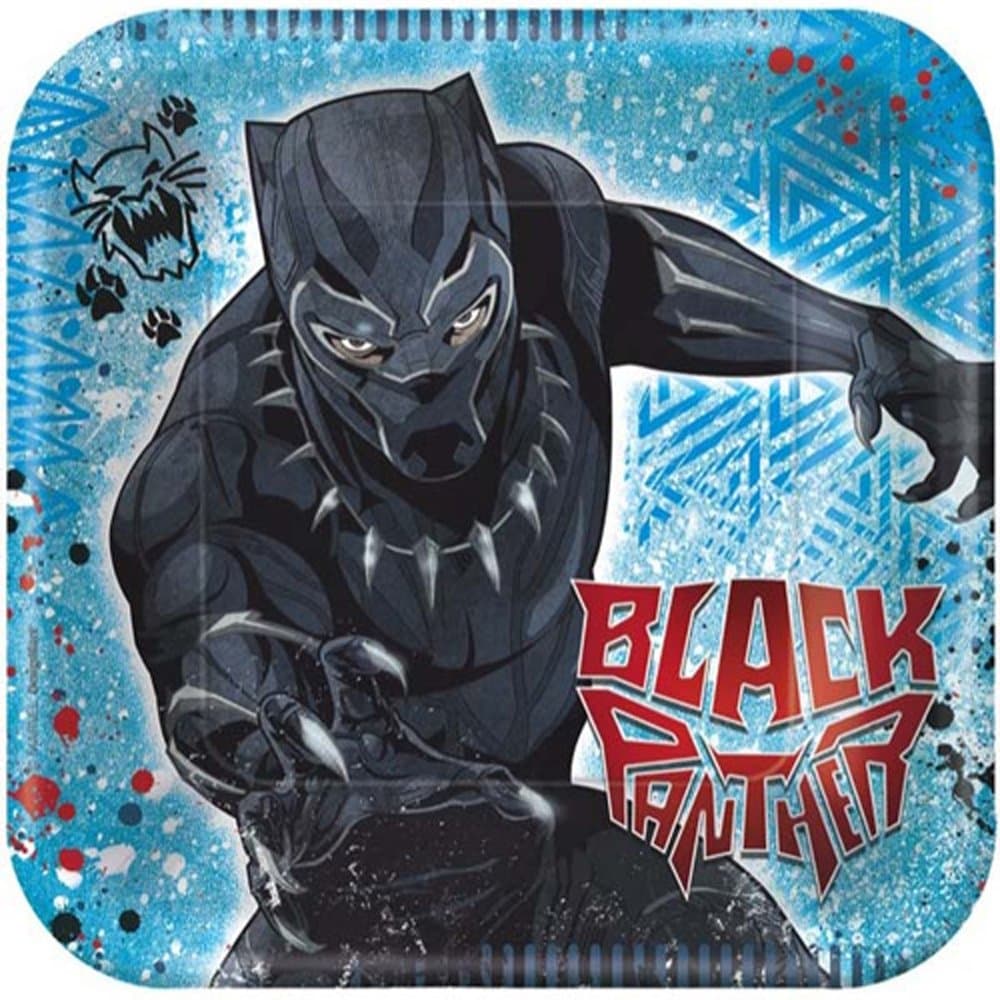 Plates Black Panther Small Paper (8ct)