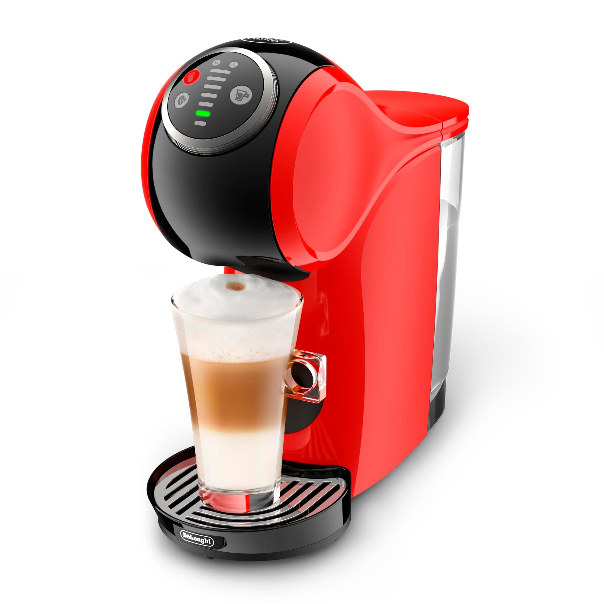 NESCAFÉ DOLCE GUSTO by De'Longhi GENIO S PLUS Automatic Capsule Coffee Machine with Compact & Powerful up to 15 Bar Pressure, Cappuccino, Tea, Hot Chocolate & Espresso Coffee Maker EDG315.R Red