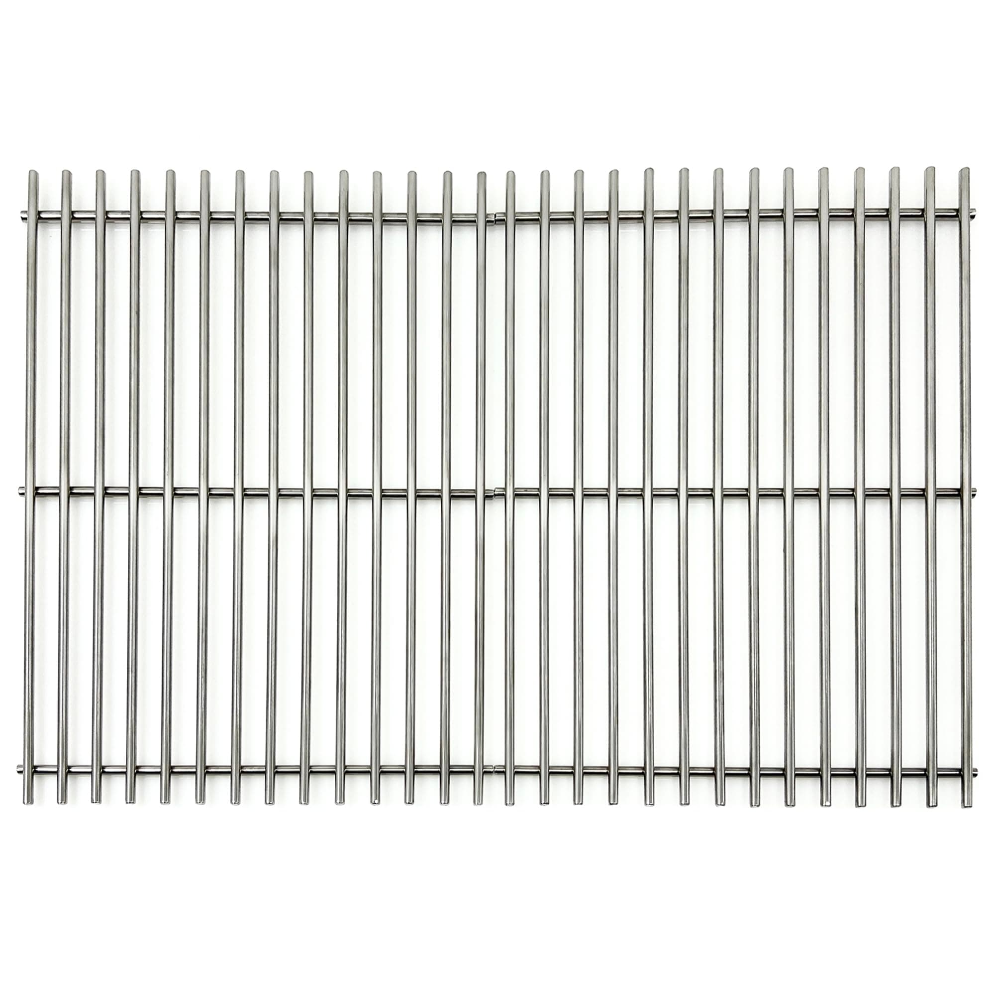 DS102 Solid Stainless Steel Cooking grids/grates 17" x 12 1/2" Replacement for Charbroil 461320507, 461320508, 463250509, Great Outdoors, Thermos, Vermont Castings Gas Grills, set of 2