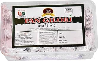 FOOD ESSENTIAL Pan Gilori [Mouth Freshener, Paan Mukhwas, After-Meal Mukhwas,Paan Khajoor] 100 Pcs
