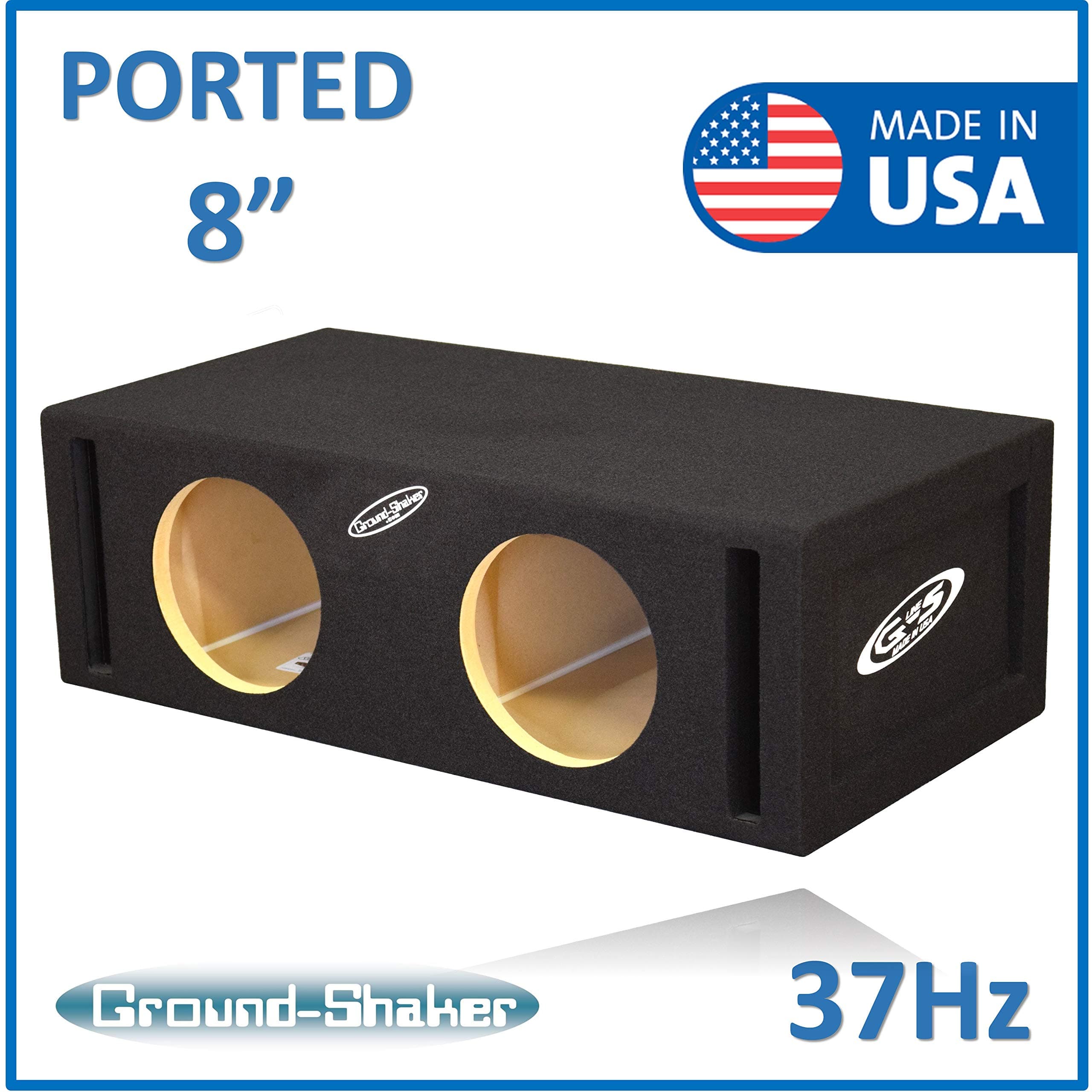 8" Dual ported subwoofer Box 37-Hz