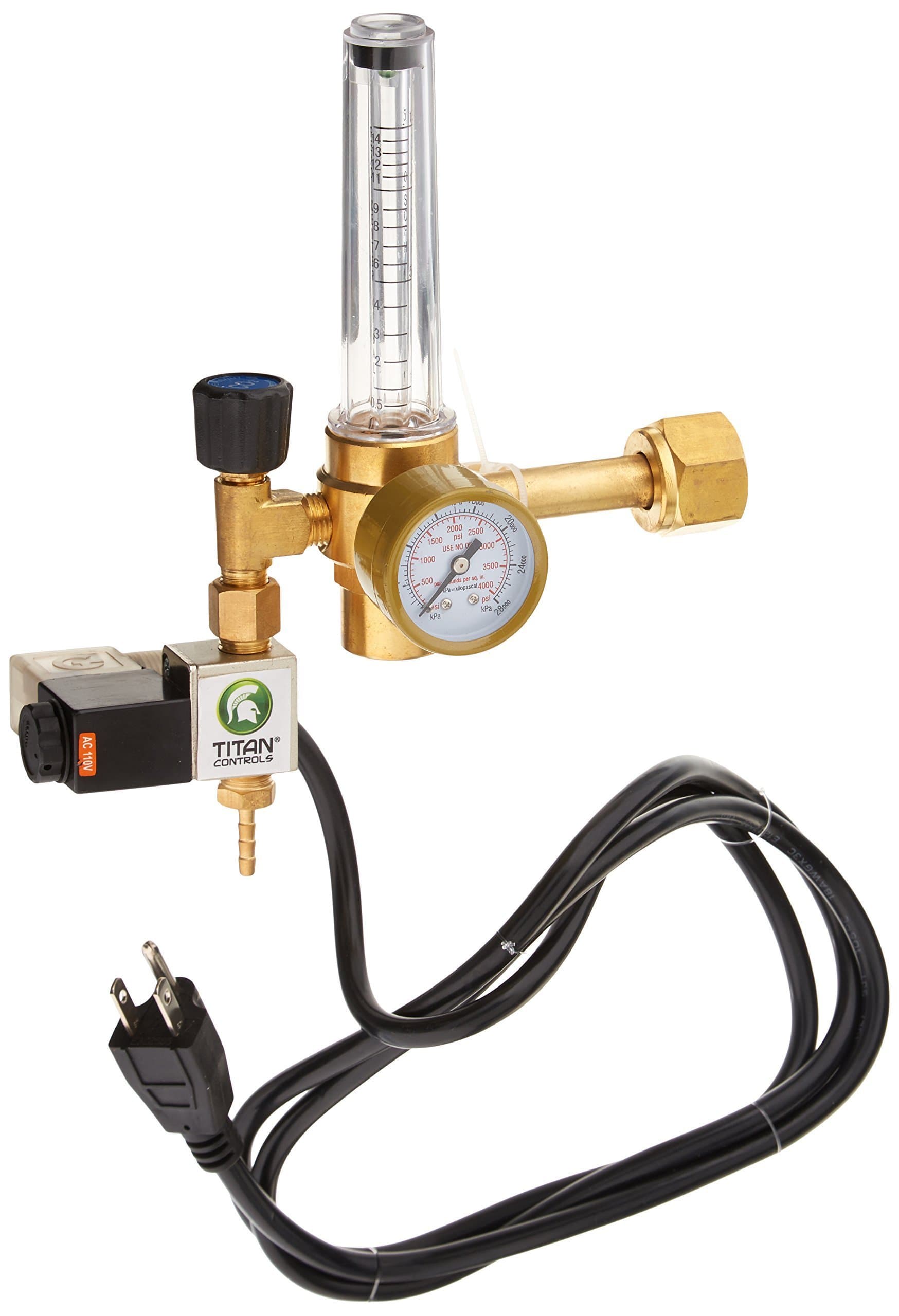 CO₂ Regulator - Compatible with Titan Controls CO₂ Controllers and Other CO₂ Controllers, For Gardens