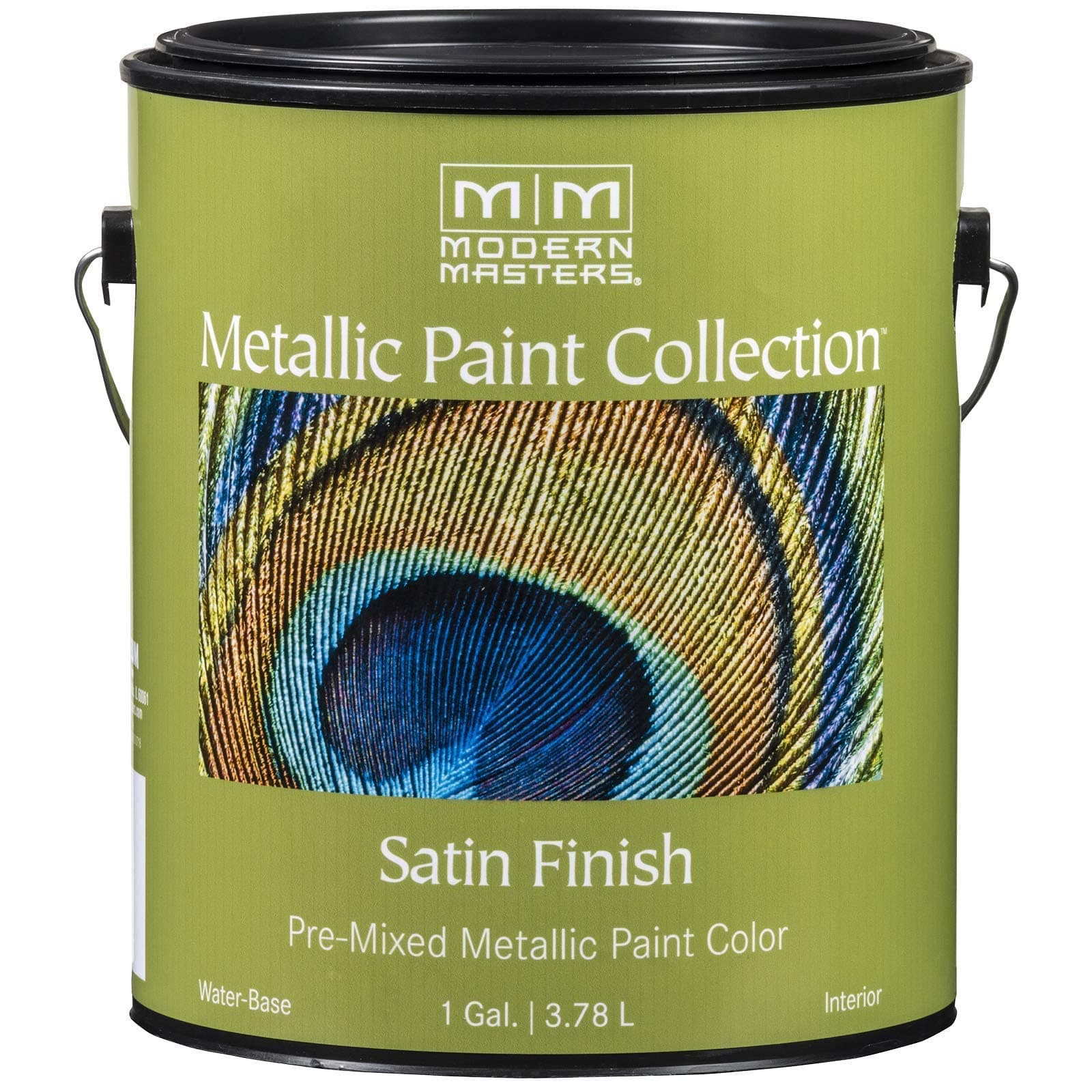 Rust-Oleum Modern Masters Interior/Exterior Metallic Paint for Wall & Furniture (Satin Champagne - 3.78 Liters)