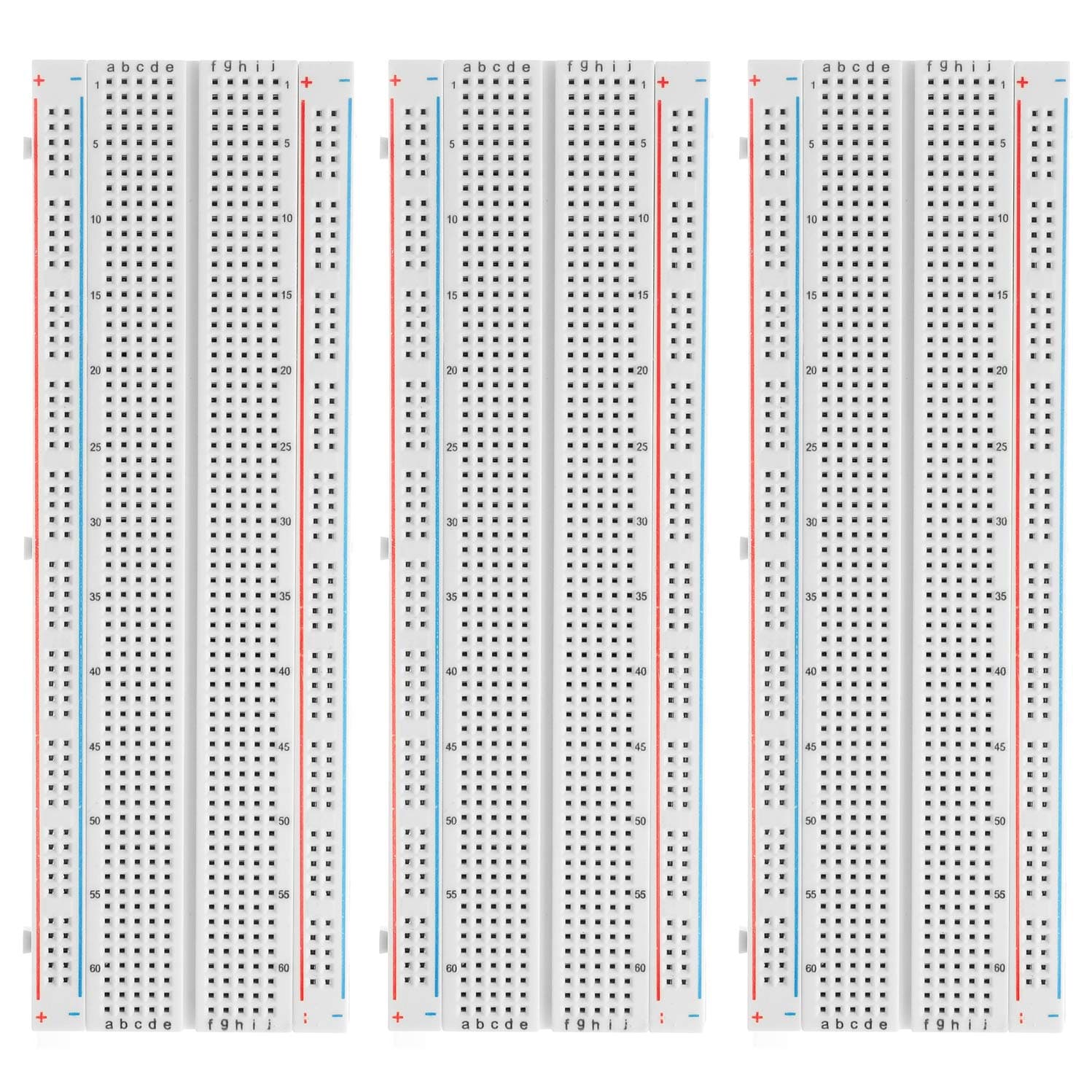 DEYUE 3 Set of Solderless Prototype Breadboard 830 tie Points Breadboard