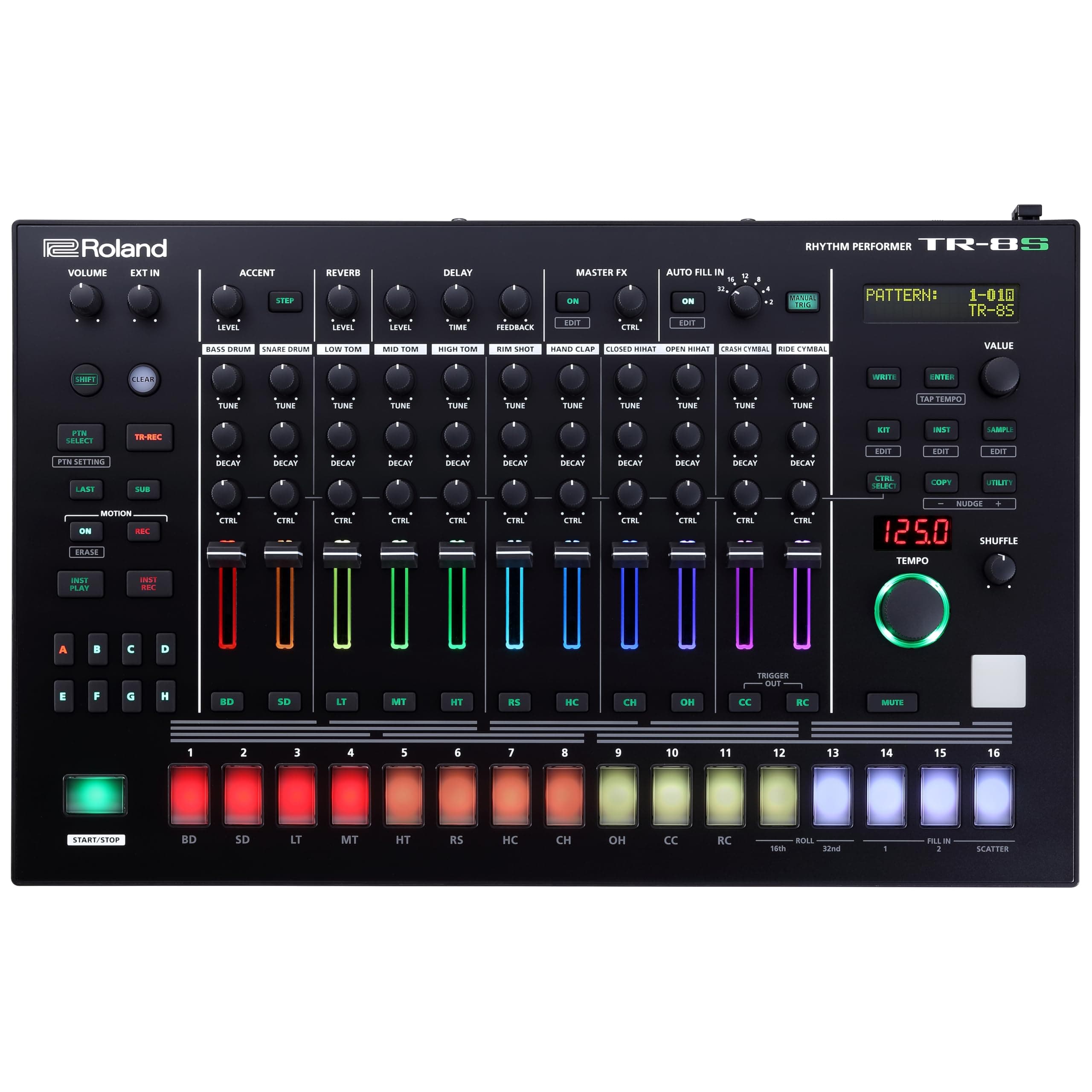 Aira Rhythm Performer TR-8S, Black