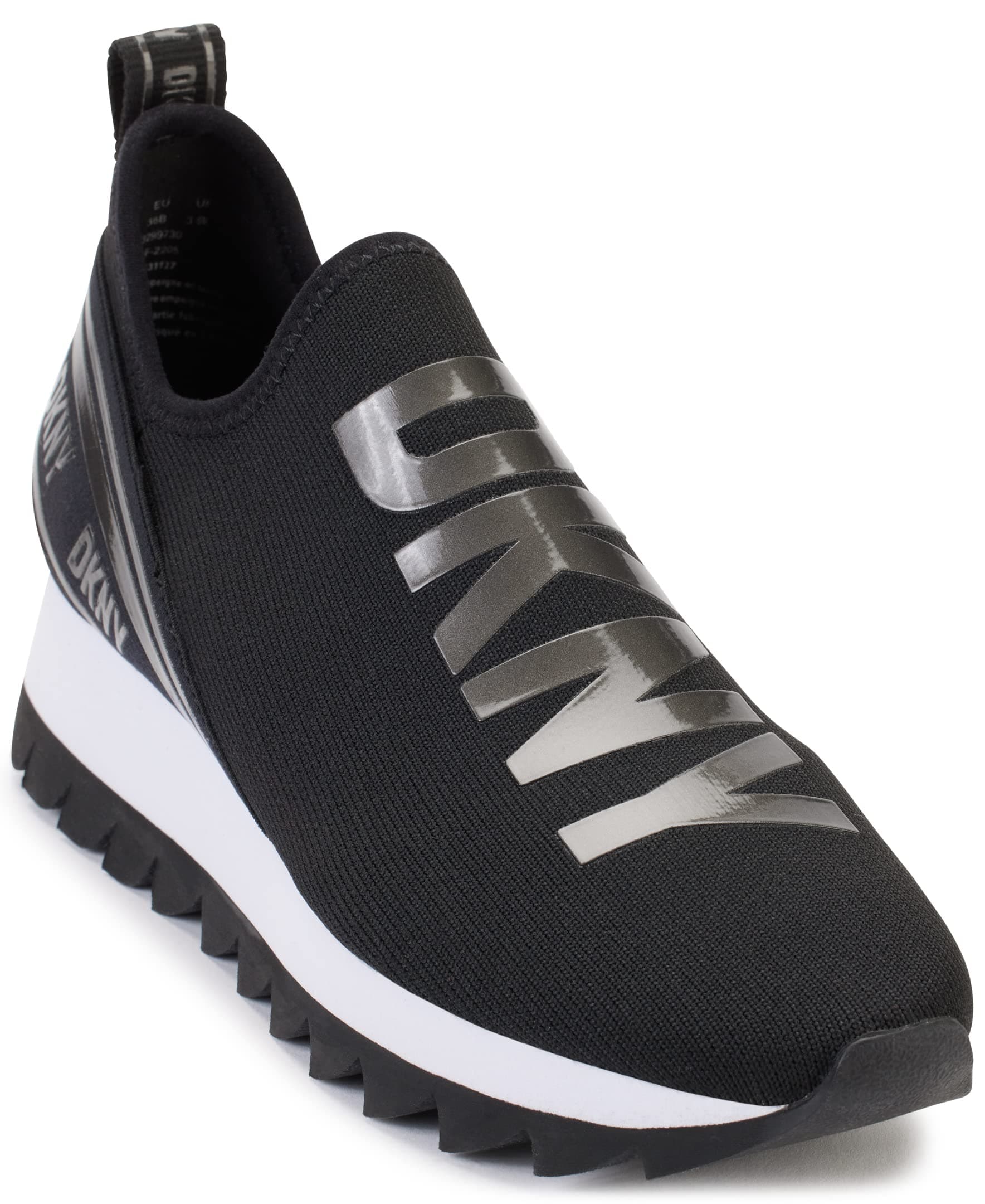 DKNY Women's Rubber Sole Knit Low-top Sneaker