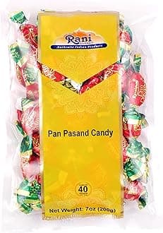 Rani Pan Pasand Candy 7oz (200g) Individually Wrapped ~ Indian Tasty Treats | Vegan | Gluten Friendly | NON-GMO | Indian Origin