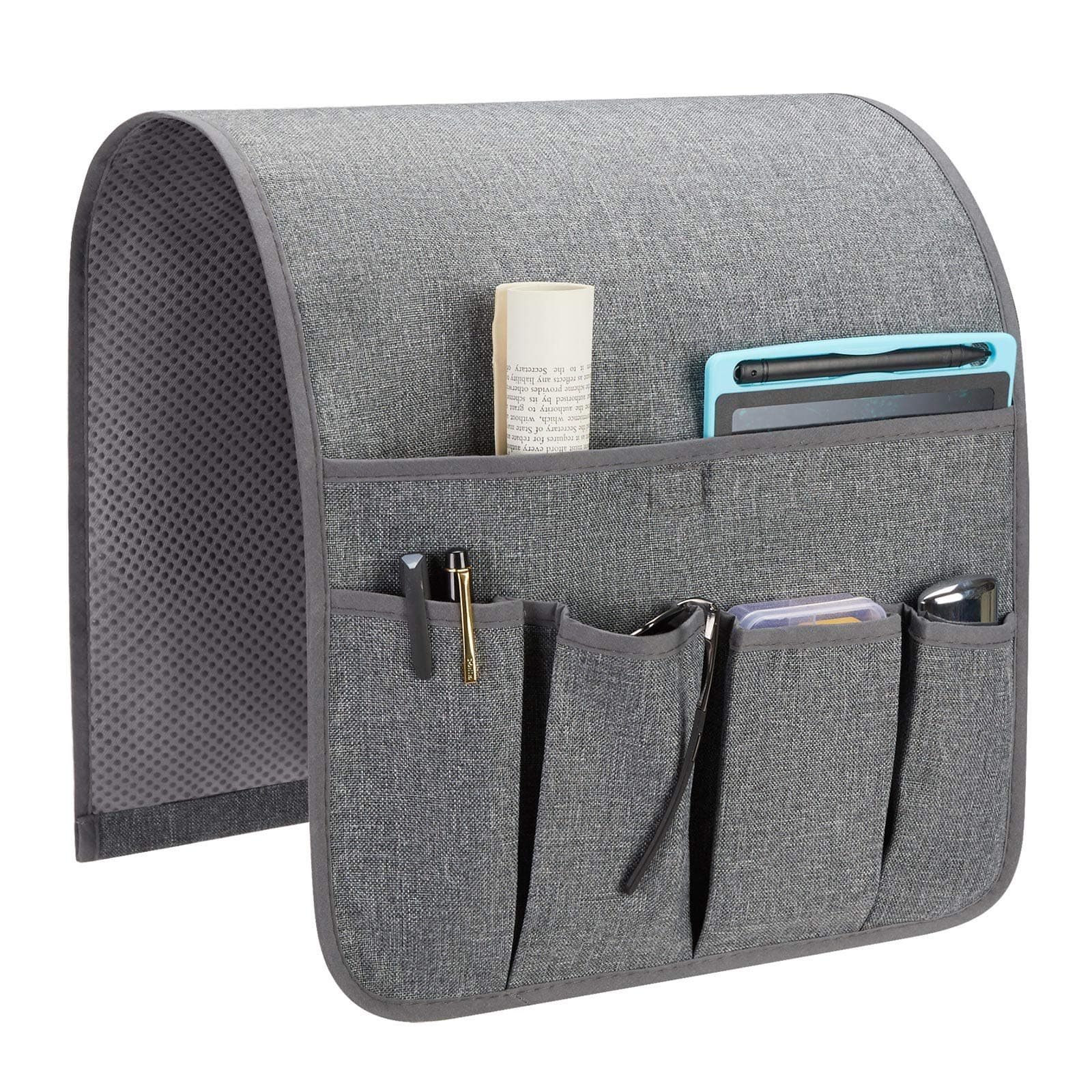 SYSOV Sofa Armrest Organizer 5 pockets