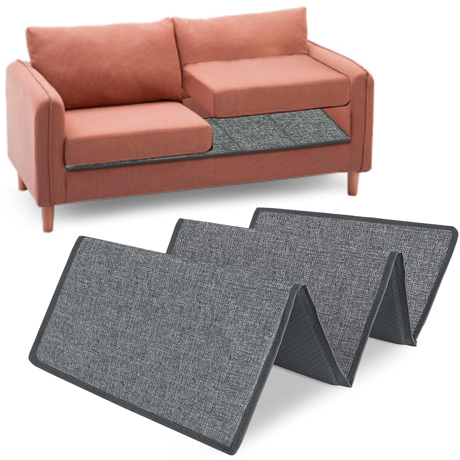 VERONLY Couch Cushion Support for Sagging Seat - Sofa Saver Protector Insert Board for Sagging Cushions,Sofa Replacement Parts Fit Loveseats with Non-Slip Durable Surface & Extra Thick MDF 17" x 44"