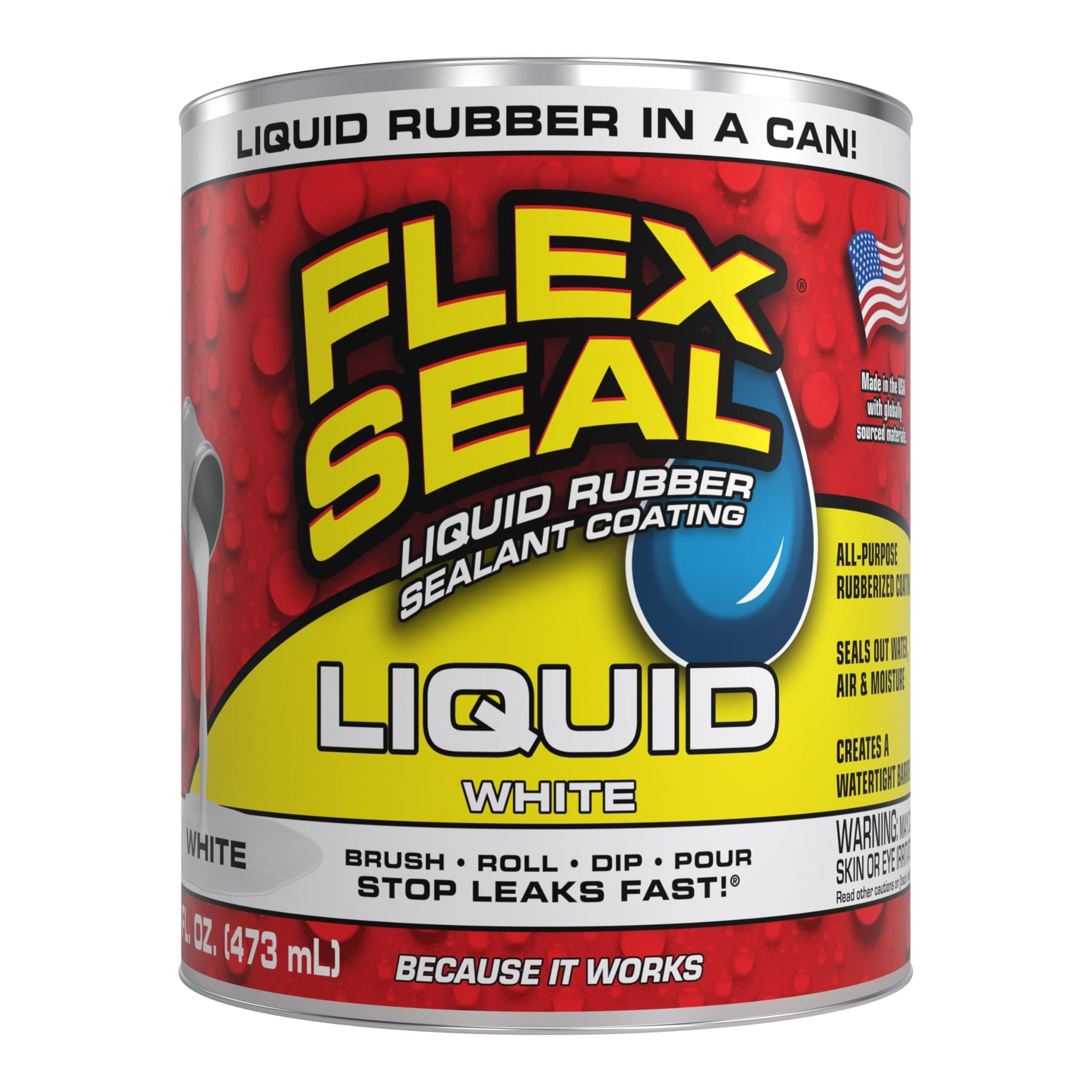 Flex Seal Liquid Large 16oz (White)