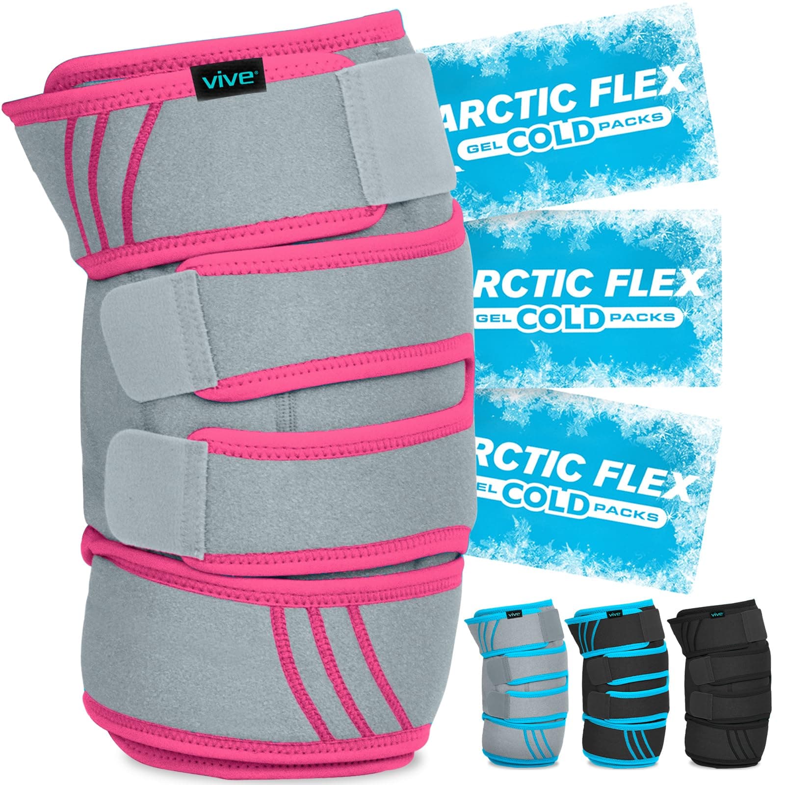 Knee Ice Pack Wrap - Cold/Hot Gel Compression Brace - Heat Support Strap for Arthritis Pain, Tendonitis, ACL, Athletic Injury, Osteoarthritis, Women, Men, Running, Meniscus and Patella Surgery