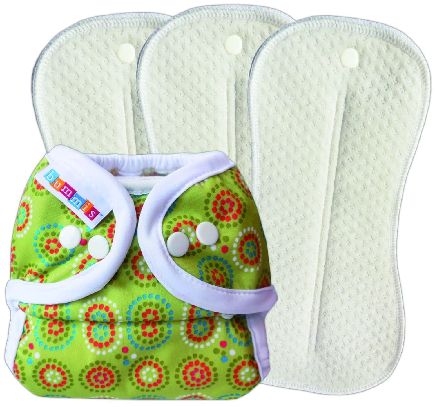 Duo-Brite AI2 Deluxe Pack, Size 2 (20-35 lbs) - Green by Bummis