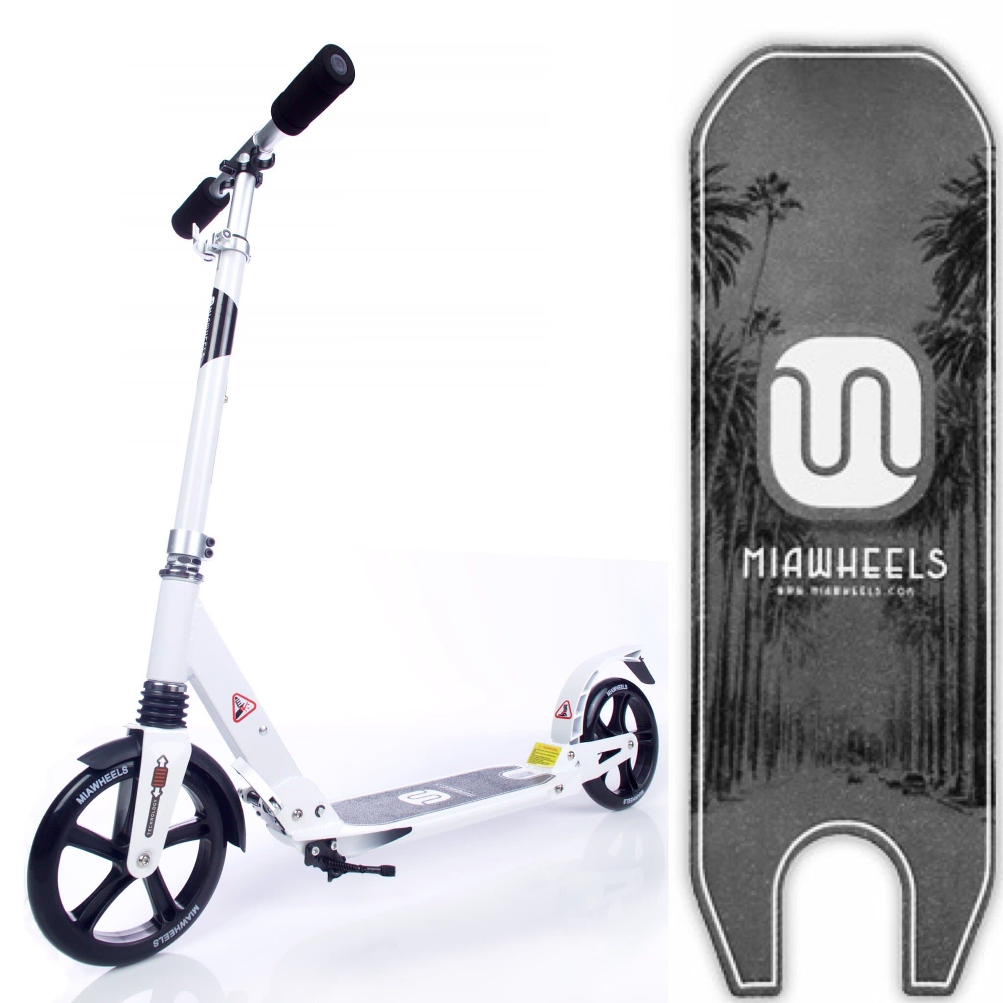 Adjustable & Foldable + Suspension+ Strap+Reflective+ Long Rear Brake, Aluminium Kick Scooter