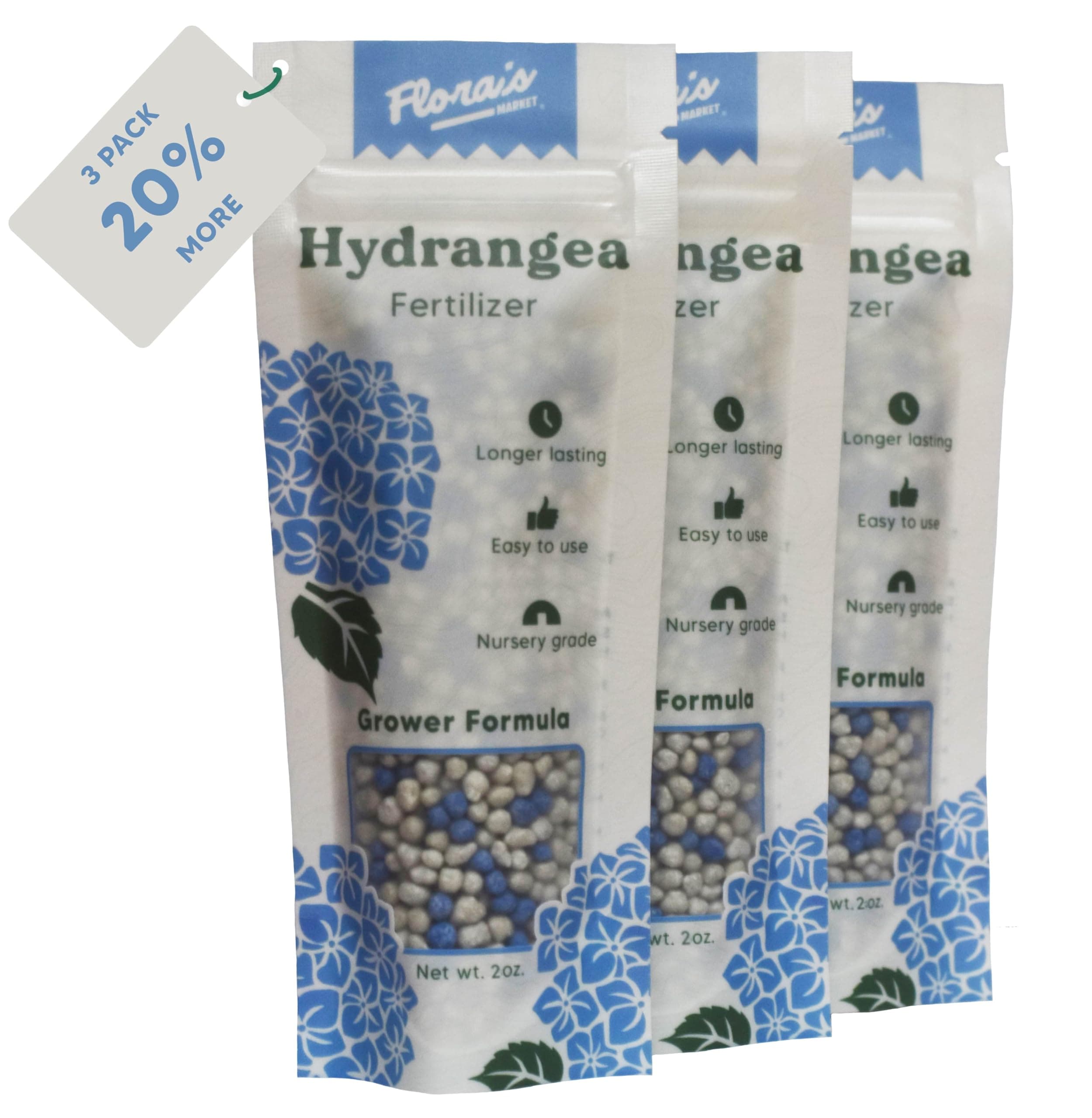 Hydrangea Fertilizer - Nursery Grade - Controlled Release - Works on All Varieties of Hydrangeas