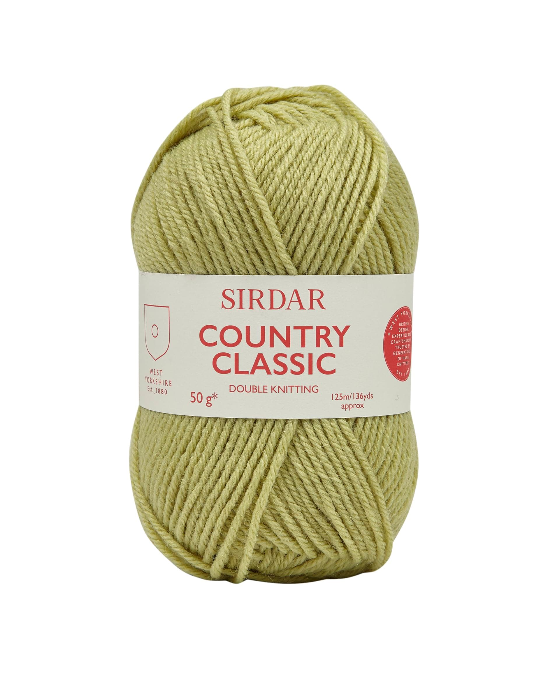 SirdarCountry Classic DK, Spring Green (868), 50g