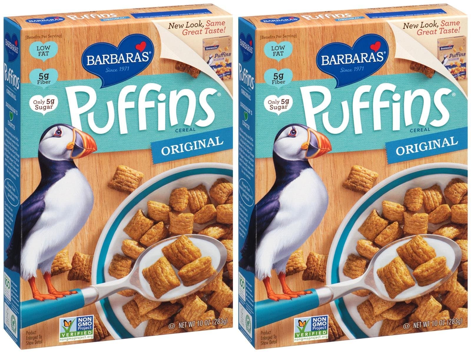 Barbara's Bakery Puffins Original, 2 pk