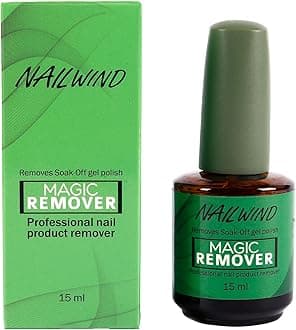 Gel Nail Polish Remover, Professional Remove Gel Nail Polish, Magic Remove Soak-Off Gel Polish, Peel Off In 2-5 Minutes, No Need for Foil, Soaking or Wrapping