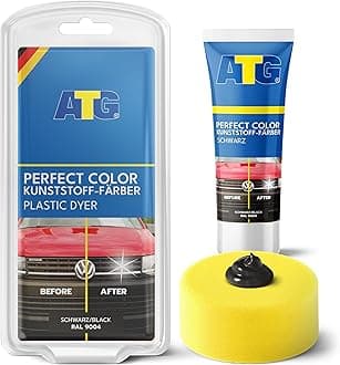 Back to Black Trim Restorer & Plastic Dye – Car Trim & Bumper Restorer for Faded Plastic – Black Plastic Dye for Cars, Dash & Trim – 70 g
