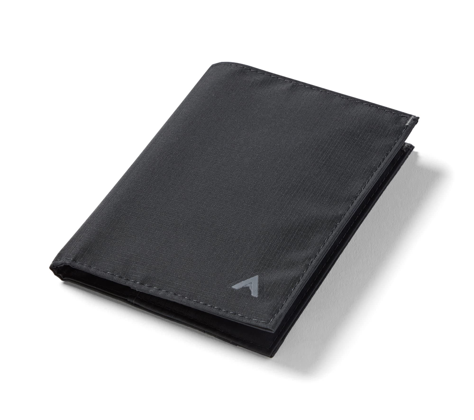 Allett Coin Wallet 2.0, Jet Black | Nylon, RFID Blocking, Velcro Pocket, Slim, Minimalist, Bifold, Water Resistant, Thin, Front Pocket | Holds 4-24+ Cards, Flat Bills & Receipts