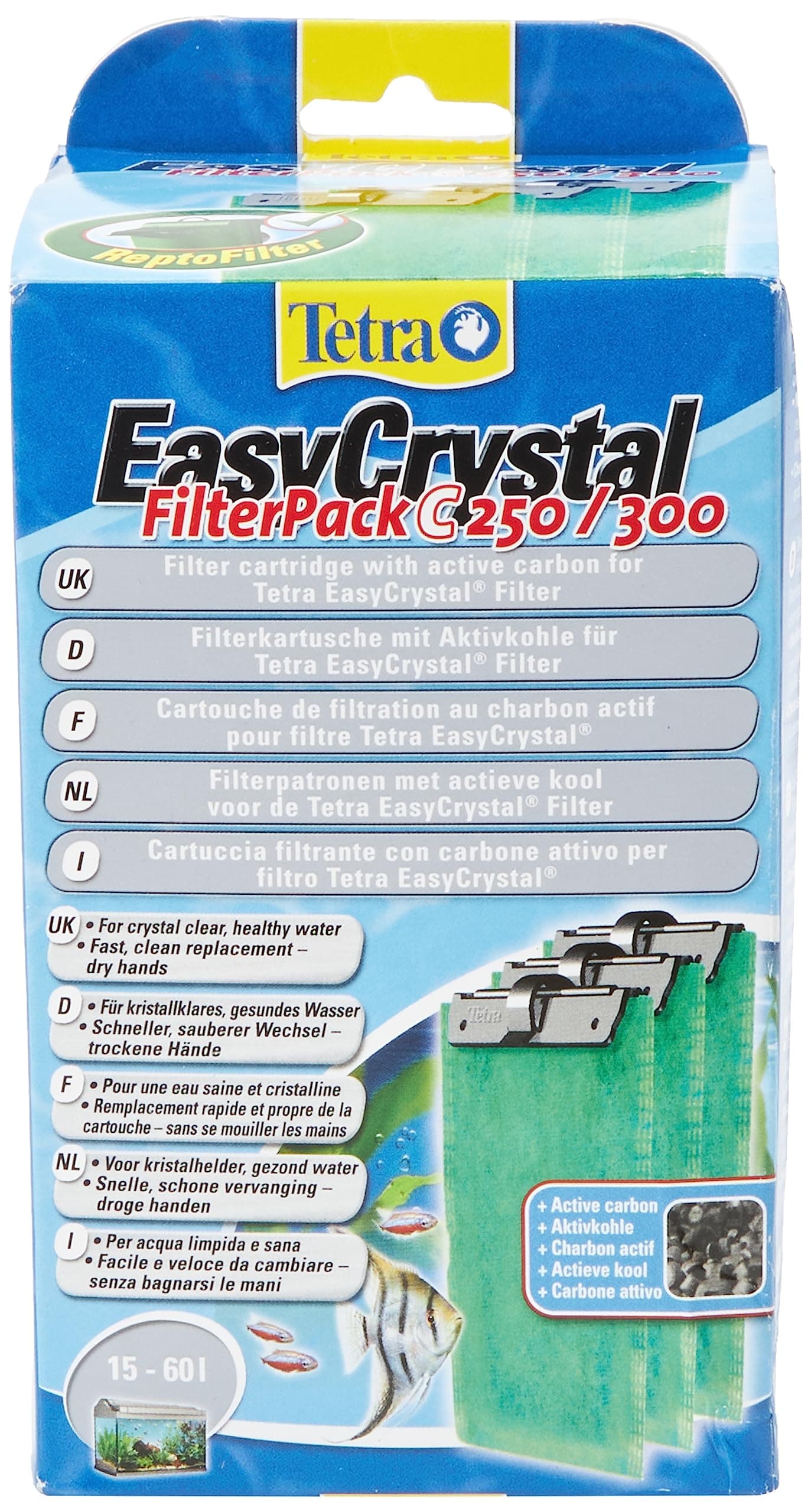 Easycrystal Filter Pak With Carbon 3Pk - 58788