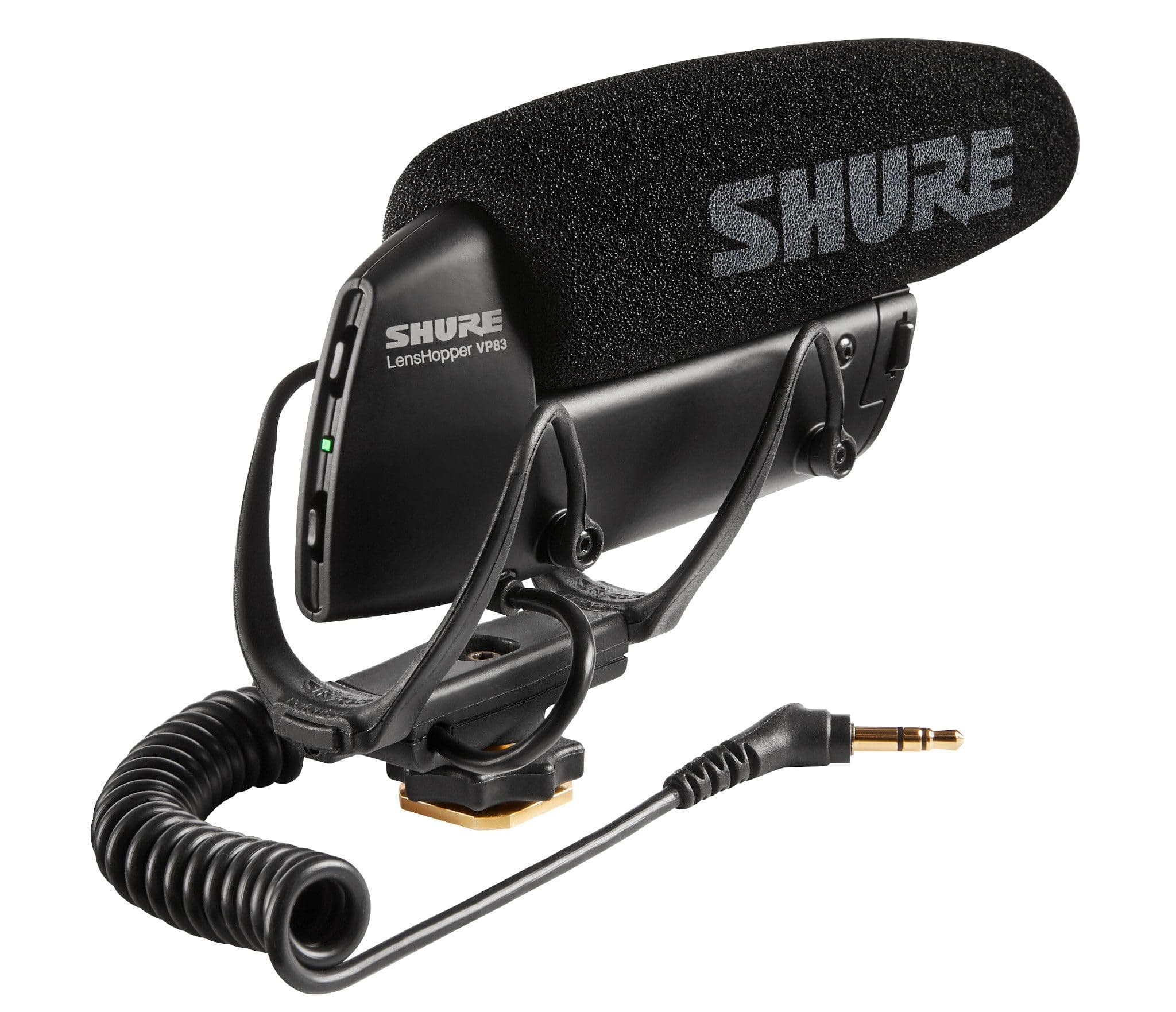 Shure VP83, Camera-Mount Condenser Microphone, Professional Camera-Mounted for DSLR & HD Camcorder, Audio Recording for Vlogging,Black