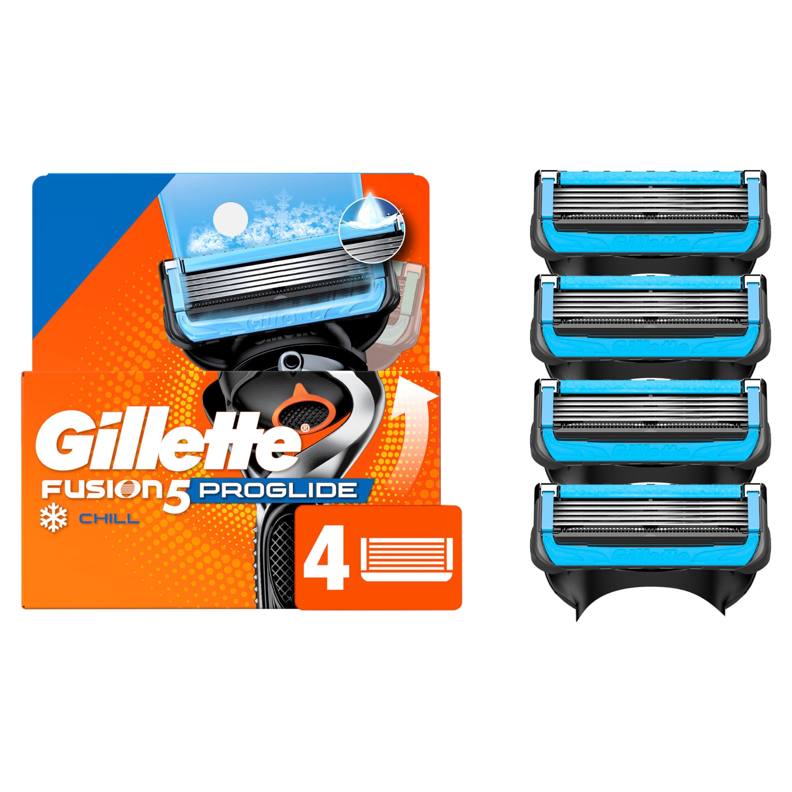 ProGlide Chill Razor Refills for Men, 4 Blade Refills