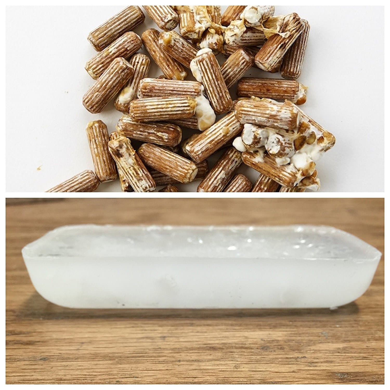 Spawn and Wax Combo - Oyster Mushrooms Mushroom Mycelium Plug Spawn - 100 Count Plugs - 3oz Wax Grow Edible Gourmet & Medicinal Oyster Fungi On Trees & Logs