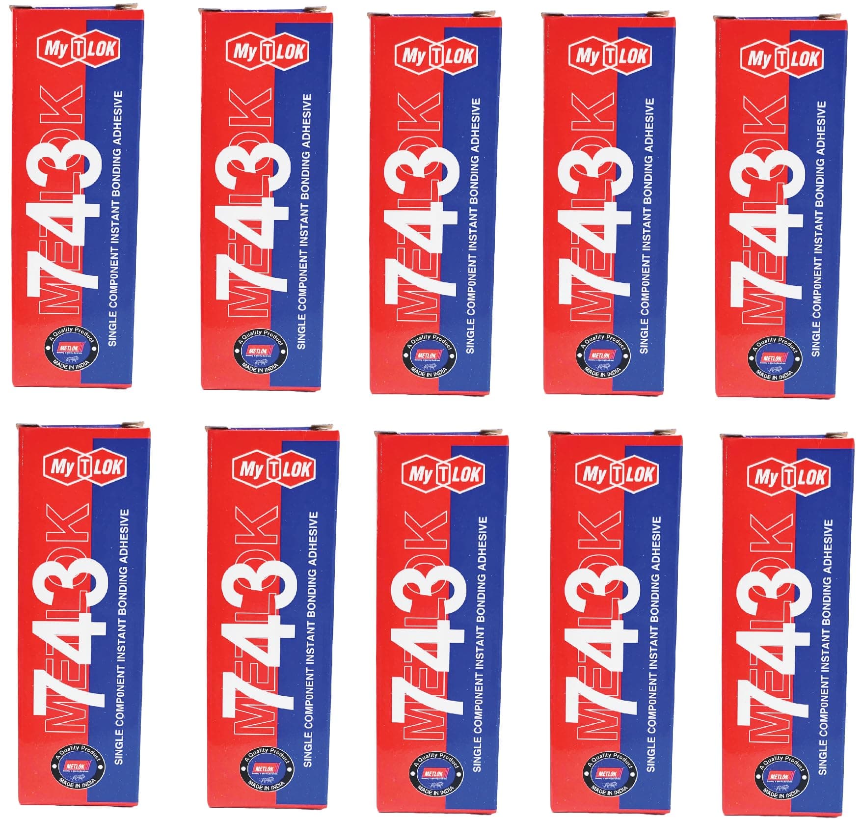 Super Bond 743 Fast Strongest Bonding Adhesive Single Component Easy to Use Net -| Pack of 10 x 20 g