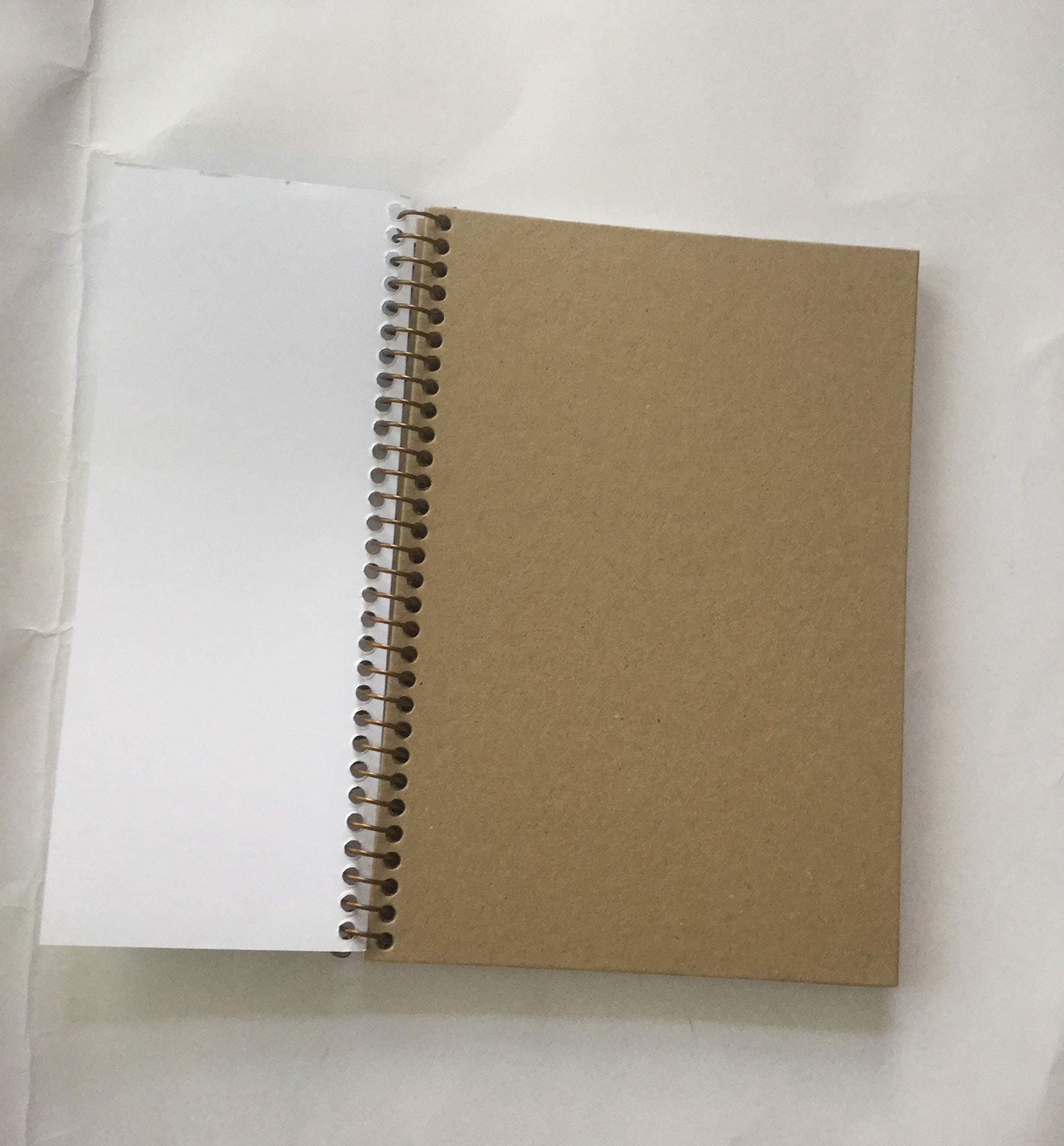 Sugarcane-Based Hard Back Spiral 1 Subject Notebook College Ruled 9 x 6inch from Sustainable Earth by Staples (Plain)