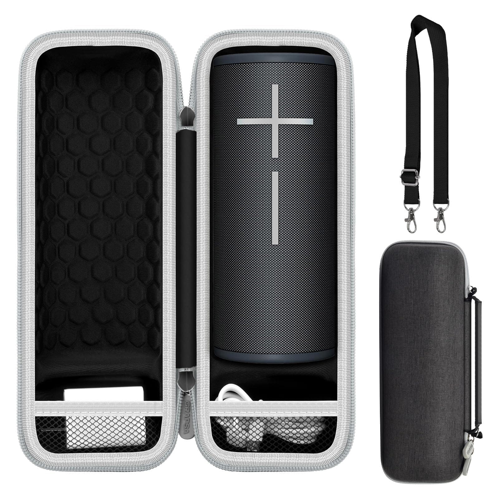 Case for Ultimate Ears Boom 4 Portable Waterproof Bluetooth Speaker (Box Only) (Black)