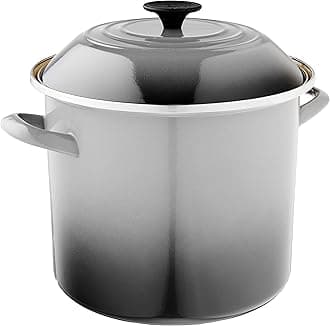Le Creuset Enamel On Steel Stockpot, 10 qt., Oyster