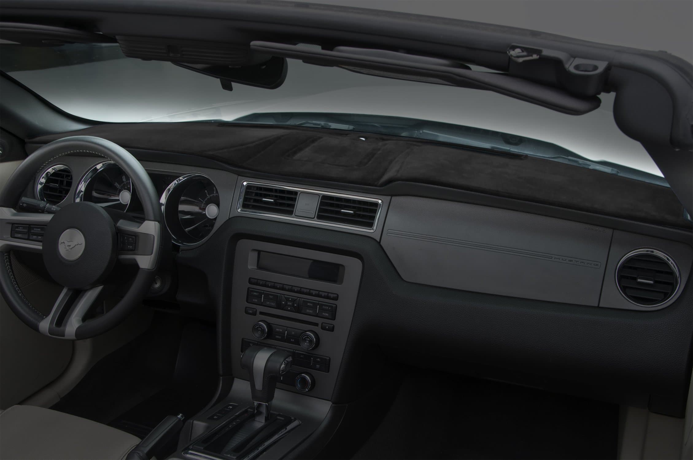 Coverking Custom Fit Dashcovers for Select Smart Fortwo Models - Suede (Black)