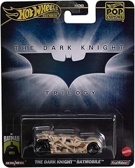 Hot Wheels Batman Dark Knight Batmobile Die Cast Model Car – Scale 1:64 – Length 7 cm Pop Culture HXD97